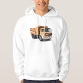 Dump Truck Mannen Hoodie (Voorkant)