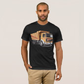 Dump Truck Mannen T-Shirt (Voorkant volledig)