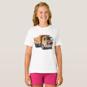 Dump Truck Meisjes T-shirt (Voorkant volledig)