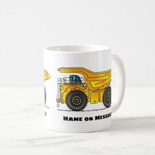 Dump Truck Mok, Construction Mokken, Transport Koffiemok (Voorkant rechts)