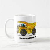 Dump Truck Mok, Construction Mokken, Transport Koffiemok (Links)