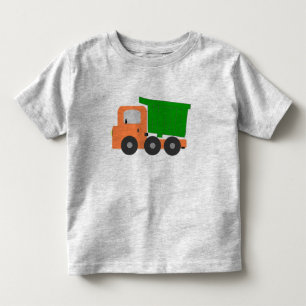 Dump Truck (oranje) Kinder Shirts