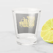 Dump Truck Papa Shot Glas (Achterkant)