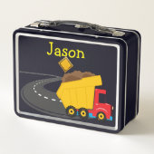 Dump Truck past metalen doos aan (Achterkant)