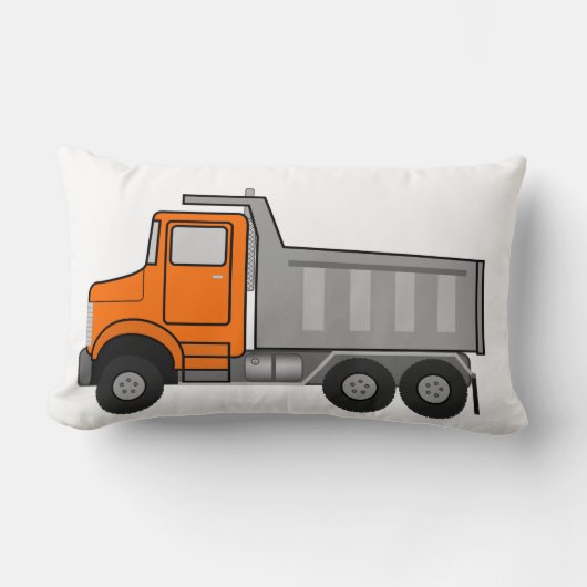 Dump Truck Pillow Kussen (Voorkant)