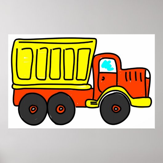 Dump Truck Poster (Voorkant)
