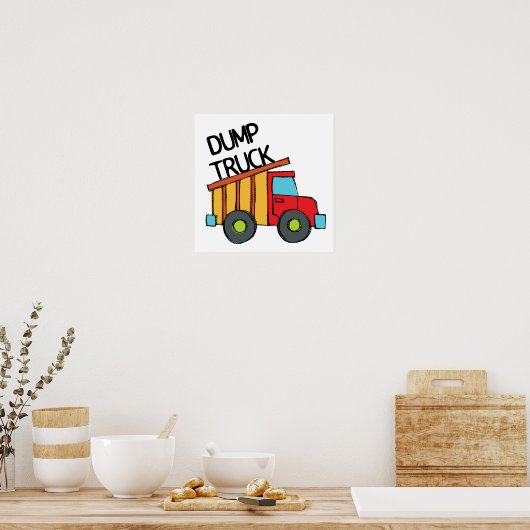Dump Truck Poster (Keuken)