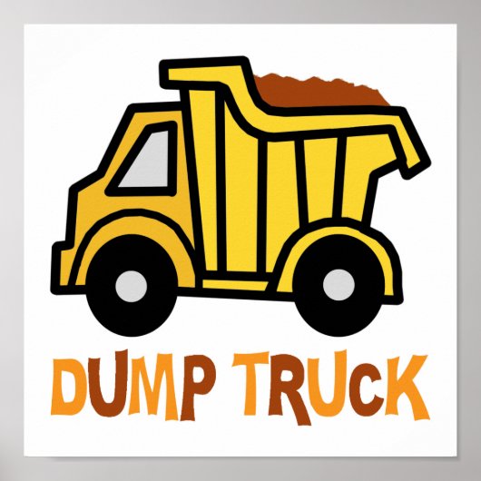 Dump Truck Poster (Voorkant)
