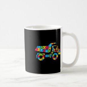 Dump Truck Puzzel Autisme Bewustzijn Autistische V Koffiemok
