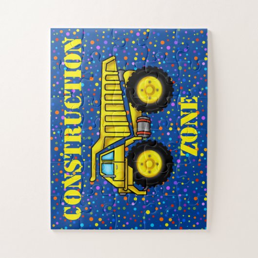 Dump Truck Puzzle Legpuzzel (Verticaal)