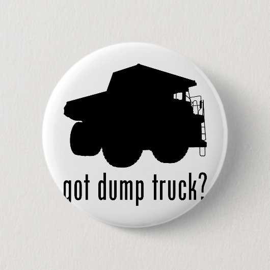 Dump Truck Ronde Button 5,7 Cm (Voorkant)