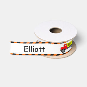 Dump Truck Satin Ribbon Satijnen Lint