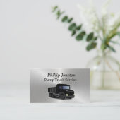 Dump Truck Service Visitekaartje (Staand voorkant)