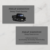 Dump Truck Service Visitekaartje (Voorkant / Achterkant)