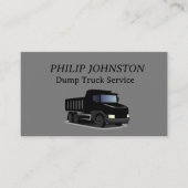 Dump Truck Service Visitekaartje (Voorkant)
