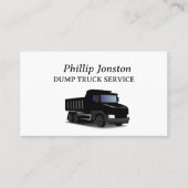 Dump Truck Service Visitekaartje (Voorkant)
