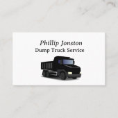 Dump Truck Service Visitekaartje (Voorkant)