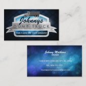 Dump Truck Slogans Visitekaartjes (Voorkant / Achterkant)