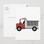 Dump Truck Tshirts en Gifts Briefkaart (Voorkant / Achterkant)