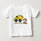 Dump Truck Verjaardag Shirt (Voorkant)