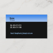 Dump Truck Visitekaartjes (Achterkant)