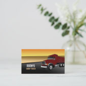 Dump Truck Visitekaartjes (Staand voorkant)