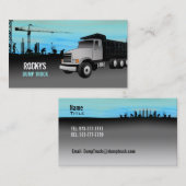 Dump Truck Visitekaartjes (Voorkant / Achterkant)