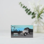 Dump Truck Visitekaartjes (Staand voorkant)