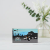 Dump Truck Visitekaartjes (Staand voorkant)
