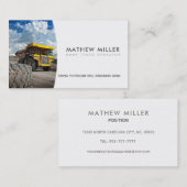 Dump Truck-Visitekaartjes Visitekaartje (Voorkant / Achterkant)