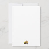 Dump Truck Waterverf Mud Baby Boy Geslacht Kaart (Achterkant)