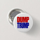 "DUMP TRUMP" 1,25-inch Ronde Button 3,2 Cm (Voorkant /achterkant)