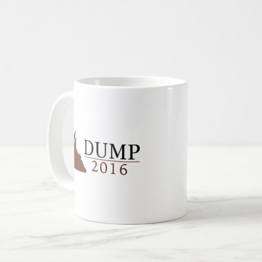 Dump Trump 2016 (pomp) | 2016) Koffiemok (Voorkant links)