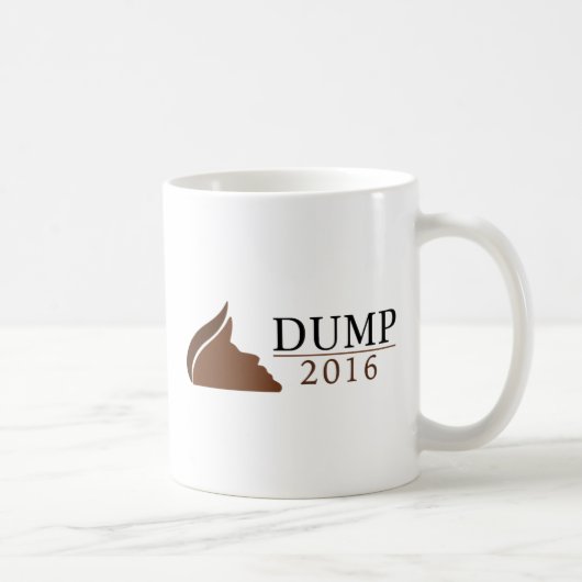 Dump Trump 2016 (pomp) | 2016) Koffiemok (Rechts)
