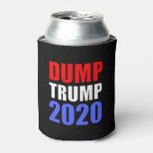 Dump Trump 2020 Anti-Trump Blikjeskoeler (Blikje Voorkant)