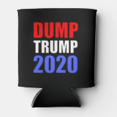 Dump Trump 2020 Anti-Trump Blikjeskoeler (Voorkant)