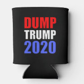 Dump Trump 2020 Anti-Trump Blikjeskoeler (Achterkant)