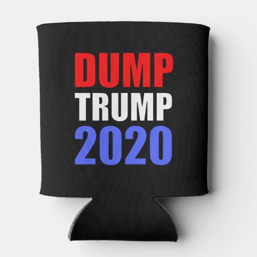 Dump Trump 2020 Anti-Trump Blikjeskoeler (Achterkant)