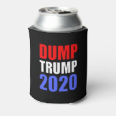 Dump Trump 2020 Anti-Trump Blikjeskoeler (Blikje Achterkant)