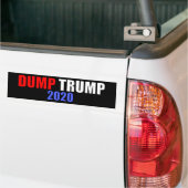 Dump Trump 2020 Anti-Trump Bumpersticker (Op Truck)