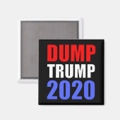 Dump Trump 2020 Anti-Trump Magneet (Voorkant / Achterkant)