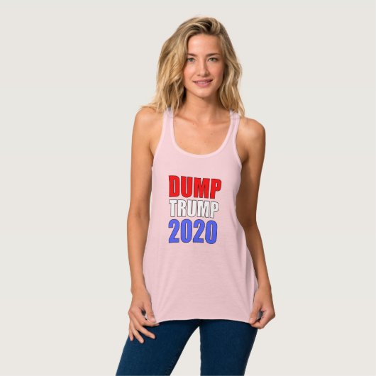 Dump Trump 2020 Anti-Trump Tanktop (Volledige Voorkant)