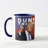 Dump Trump 2020 illustratie Mok (Links)