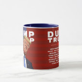 Dump Trump 2020 illustratie Mok (Midden)