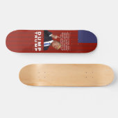 Dump Trump 2020-illustratie Skateboard (Horizontaal)