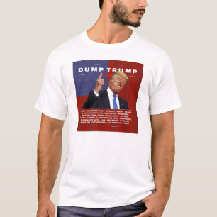 Dump Trump 2020 illustratie T-shirt