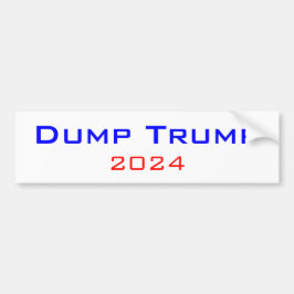 Dump Trump 2024 Bumpersticker