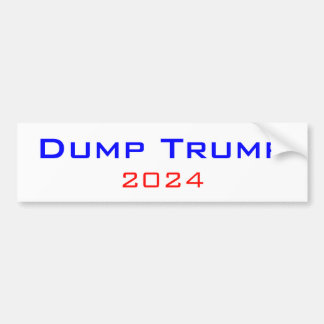 Dump Trump 2024 Bumpersticker