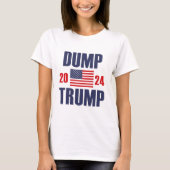 Dump Trump 2024 T-shirt (Voorkant)