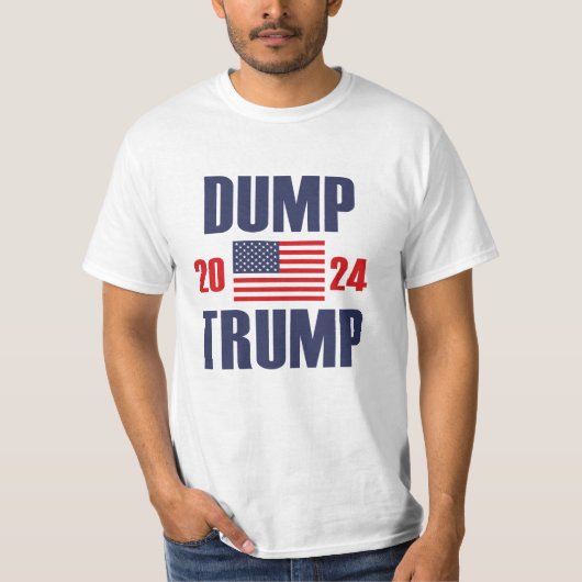 Dump Trump 2024 T-shirt (Voorkant)